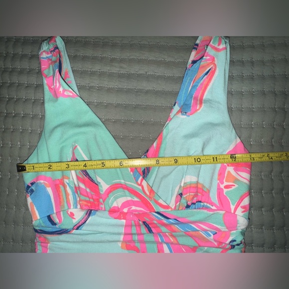 Lilly Pulitzer Sloane Maxi Dress Minty Fresh on the Rocks Sleeveless XS VGUC - Picture 3 of 14